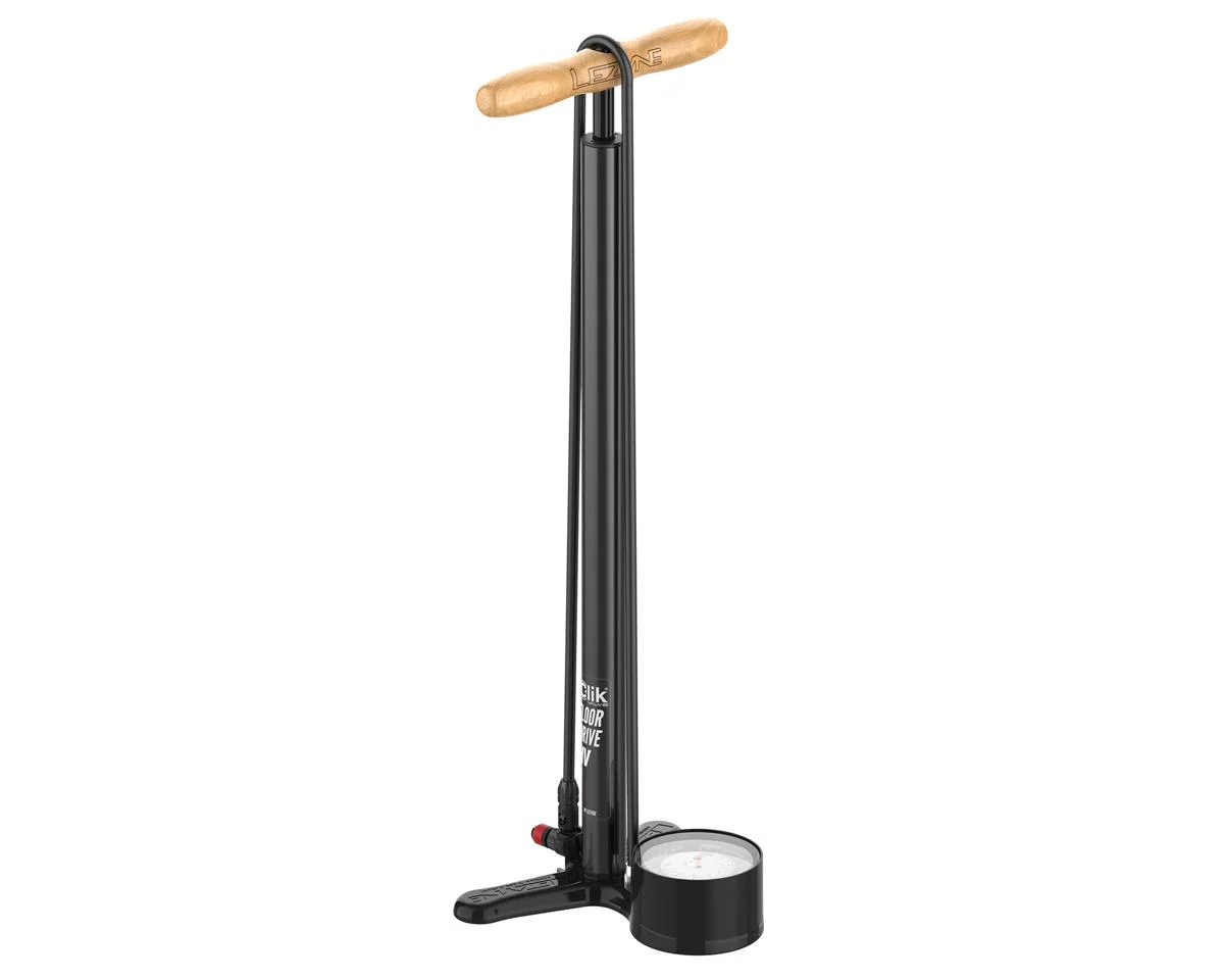 Lezyne Clik Steel HV Floor Drive Pump (Flat Black)